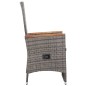 vidaXL Juego de comedor para jardín de 5 piezas gris vidaXL Juego de comedor para jardín de 5 piezas gris