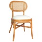 vidaXL Sillas de comedor 4 unidades lino marrón claro vidaXL Sillas de comedor 4 unidades lino marrón claro