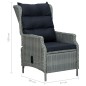 vidaXL Juego de comedor para jardín 3 piezas gris claro vidaXL Juego de comedor para jardín 3 piezas gris claro