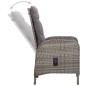 vidaXL Juego de comedor para jardín 5 piezas gris vidaXL Juego de comedor para jardín 5 piezas gris