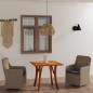 vidaXL Juego de comedor para jardín de 3 piezas marrón vidaXL Juego de comedor para jardín de 3 piezas marrón