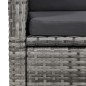 vidaXL Juego de comedor para jardín de 7 piezas gris vidaXL Juego de comedor para jardín de 7 piezas gris