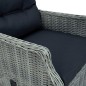 vidaXL Juego de comedor para jardín de 7 piezas gris claro vidaXL Juego de comedor para jardín de 7 piezas gris claro