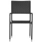 vidaXL Juego de comedor para jardín de 5 piezas negro vidaXL Juego de comedor para jardín de 5 piezas negro