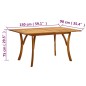 vidaXL Juego de comedor para jardín de 5 piezas gris claro vidaXL Juego de comedor para jardín de 5 piezas gris claro