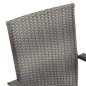 vidaXL Juego de comedor para jardín 5 piezas gris vidaXL Juego de comedor para jardín 5 piezas gris