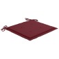 vidaXL Sillas apilables de jardín 6 uds madera de teca con cojines vidaXL Sillas apilables de jardín 6 uds madera de teca con cojines