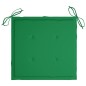 vidaXL Sillas de jardín plegables 4 uds madera maciza teca con cojines vidaXL Sillas de jardín plegables 4 uds madera maciza teca con cojines