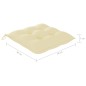 vidaXL Sillas de jardín plegables 8 uds madera maciza teca con cojines vidaXL Sillas de jardín plegables 8 uds madera maciza teca con cojines