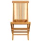 vidaXL Sillas de jardín 8 uds madera maciza de teca cojines azul claro vidaXL Sillas de jardín 8 uds madera maciza de teca cojines azul claro