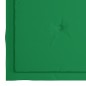 vidaXL Sillas de jardín 8 uds madera maciza de teca cojines verde vidaXL Sillas de jardín 8 uds madera maciza de teca cojines verde