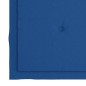 vidaXL Sillas de jardín 4 uds madera de teca con cojines azul royal vidaXL Sillas de jardín 4 uds madera de teca con cojines azul royal