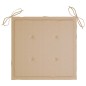 vidaXL Sillas de jardín 6 unidades con cojines madera maciza de teca vidaXL Sillas de jardín 6 unidades con cojines madera maciza de teca