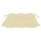 vidaXL Sillas de jardín 8 uds madera maciza teca cojines crema blanca vidaXL Sillas de jardín 8 uds madera maciza teca cojines crema blanca