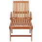 vidaXL Tumbonas 2 unidades madera maciza de teca con cojín de hojas vidaXL Tumbonas 2 unidades madera maciza de teca con cojín de hojas
