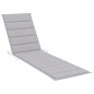 vidaXL Tumbonas 2 unidadesds madera maciza de teca con cojín gris vidaXL Tumbonas 2 unidadesds madera maciza de teca con cojín gris