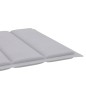 vidaXL Tumbonas 2 unidadesds madera maciza de teca con cojín gris vidaXL Tumbonas 2 unidadesds madera maciza de teca con cojín gris