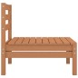 vidaXL Juego muebles de jardín 3 pzas madera maciza pino marrón miel vidaXL Juego muebles de jardín 3 pzas madera maciza pino marrón miel