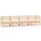 vidaXL Juego de muebles de jardín 4 piezas madera maciza de pino vidaXL Juego de muebles de jardín 4 piezas madera maciza de pino