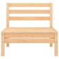vidaXL Juego de muebles de jardín 4 piezas madera maciza de pino vidaXL Juego de muebles de jardín 4 piezas madera maciza de pino