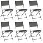 vidaXL Juego de comedor para jardín 7 piezas acero vidaXL Juego de comedor para jardín 7 piezas acero