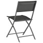 vidaXL Juego de comedor para jardín 7 piezas acero vidaXL Juego de comedor para jardín 7 piezas acero