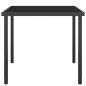 vidaXL Juego de comedor de jardín 5 piezas acero vidaXL Juego de comedor de jardín 5 piezas acero