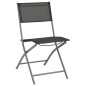 vidaXL Juego de comedor para jardín 9 piezas acero vidaXL Juego de comedor para jardín 9 piezas acero
