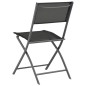 vidaXL Juego de comedor para jardín 9 piezas acero vidaXL Juego de comedor para jardín 9 piezas acero