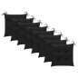 vidaXL Sillas Batavia 8 unidades madera maciza de teca con cojines vidaXL Sillas Batavia 8 unidades madera maciza de teca con cojines
