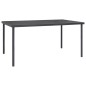 vidaXL Juego de comedor para jardín 7 piezas acero vidaXL Juego de comedor para jardín 7 piezas acero