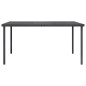 vidaXL Juego de comedor para jardín 7 piezas acero vidaXL Juego de comedor para jardín 7 piezas acero