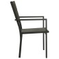 vidaXL Juego de comedor para jardín 7 piezas acero vidaXL Juego de comedor para jardín 7 piezas acero