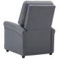vidaXL Sillón de masaje eléctrico tela gris oscuro vidaXL Sillón de masaje eléctrico tela gris oscuro