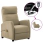 vidaXL Sillón de masaje eléctrico cuero sintético color capuchino vidaXL Sillón de masaje eléctrico cuero sintético color capuchino