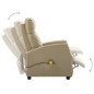 vidaXL Sillón de masaje eléctrico cuero sintético color capuchino vidaXL Sillón de masaje eléctrico cuero sintético color capuchino