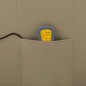 vidaXL Sillón de masaje eléctrico cuero sintético color capuchino vidaXL Sillón de masaje eléctrico cuero sintético color capuchino