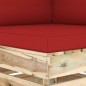 vidaXL Sofá de esquina seccional con cojines madera impregnada verde vidaXL Sofá de esquina seccional con cojines madera impregnada verde
