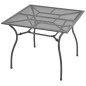 vidaXL Juego de comedor de jardín 3 piezas acero antracita vidaXL Juego de comedor de jardín 3 piezas acero antracita