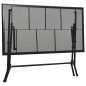vidaXL Juego de comedor de jardín 3 piezas acero antracita vidaXL Juego de comedor de jardín 3 piezas acero antracita