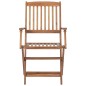 vidaXL Sillas de jardín plegables 8 uds y cojines madera maciza acacia vidaXL Sillas de jardín plegables 8 uds y cojines madera maciza acacia