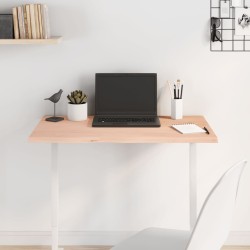 vidaXL Tablero de mesa madera maciza de roble sin tratar 80x40x2 cm
