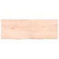 vidaXL Tablero de mesa madera maciza roble sin tratar 140x50x(2-6) cm