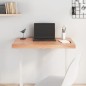 vidaXL Tablero mesa madera roble tratada marrón claro 80x40x(2-6) cm vidaXL Tablero mesa madera roble tratada marrón claro 80x40x(2-6) cm