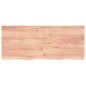 vidaXL Tablero mesa madera roble tratada marrón claro 120x50x(2-6) cm vidaXL Tablero mesa madera roble tratada marrón claro 120x50x(2-6) cm
