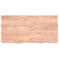 vidaXL Tablero mesa madera roble tratada marrón claro 120x60x(2-6) cm vidaXL Tablero mesa madera roble tratada marrón claro 120x60x(2-6) cm
