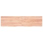 vidaXL Tablero mesa madera roble tratada marrón claro 160x40x(2-4) cm vidaXL Tablero mesa madera roble tratada marrón claro 160x40x(2-4) cm