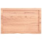vidaXL Tablero mesa madera roble tratada marrón claro 80x50x(2-4) cm vidaXL Tablero mesa madera roble tratada marrón claro 80x50x(2-4) cm
