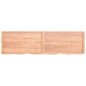 vidaXL Tablero mesa madera roble tratada marrón claro 220x60x(2-4) cm vidaXL Tablero mesa madera roble tratada marrón claro 220x60x(2-4) cm