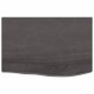 vidaXL Tablero de mesa madera de roble tratada gris oscuro 60x40x2 cm